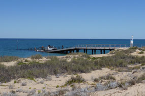 Boat launching jetty