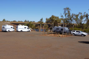 A few campers near Robe River - not us though