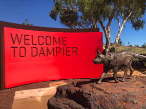 Red Dog welcomes you to Dampier