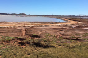 Salt pans on the way to Dampier