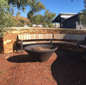Fire Pit at the Cultural Centre