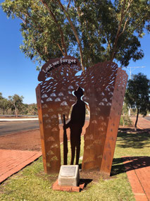 Lovely memorial centre of street