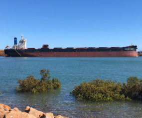330 metres long - 22 seamen on board