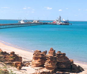 Broome's port area