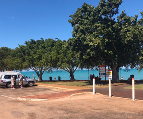 Town Beach with its turquoise waters