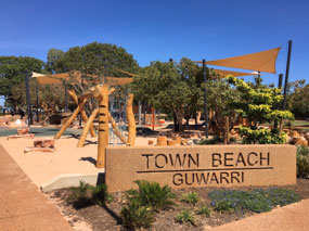 New playground at the Town Beach