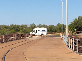 Jetty and unused rail line