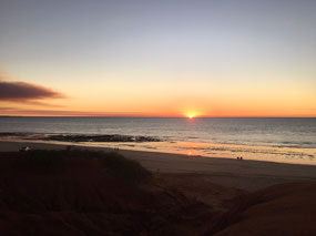 Beautiful sunsets with the smoke