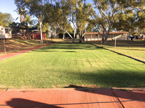 Lawn bowling green at Pardoo