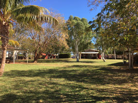 Lots of grass areas at Pardoo