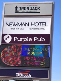 A Purple Pub here as well Pam