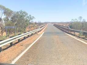 Four one lane bridges on this section