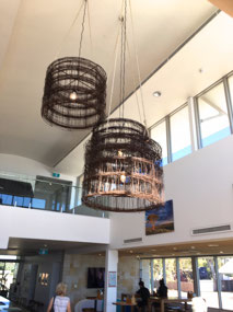 Light fittings made from ring lock