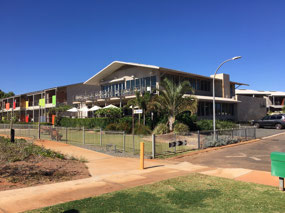 Lots of accommodation units on foreshore