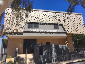 Shire of Ashburton being built last time here