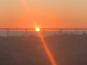 Sunset from the walkway