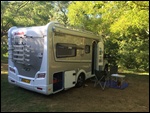 Herman on Camping Pitch