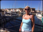 Linda at Port Grimaud