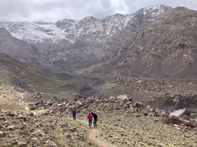 On the hike