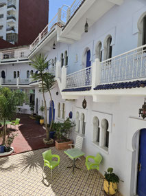 Tangiers architecture - our hotel