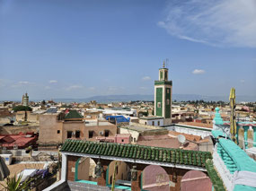 View over the Meknes medina