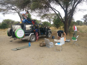 Breaking camp