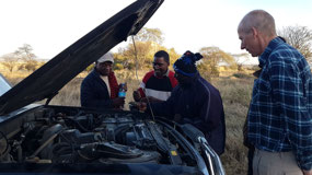 Replacing the car batteries