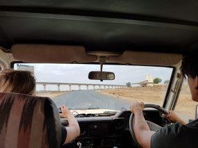 We reach the Mombasa Nairobi highway