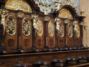 Choir stalls Melk Abbey