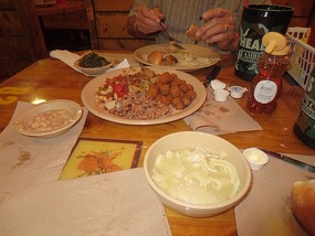 Meal at Lambert's Cafe