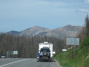 On Wolf Creek Pass Crest
