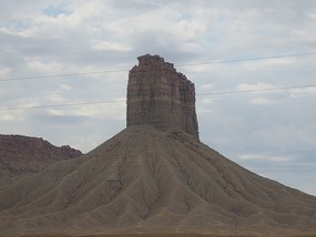 Butte along the way