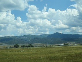 Farmland along the way