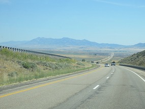 Mountains in the distance