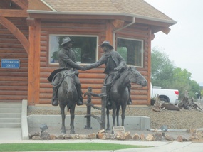 Statue in Dillon, MT