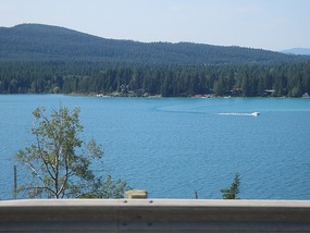 Lake next to Trego, MT