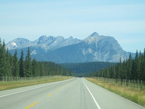 On the road to Banff 1