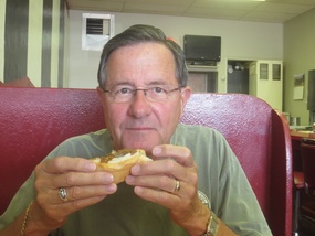John getting ready to partake of ambrosia!