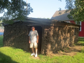 John at "Soddy" House in Marysville