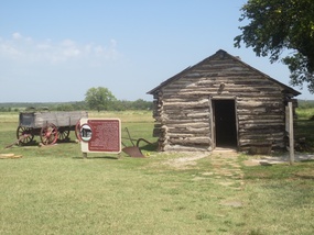 Here it is with the Prairie stretching behind it.
