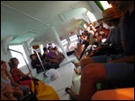 Inside the ferry