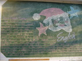 Christmas Blackboard Day