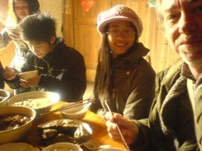 Dining With Chickens At My Feet 15