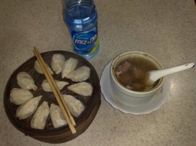 Dinner - Dumplings & Soup