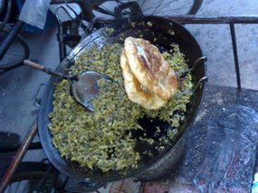 Vegetable Filled Bread Snax