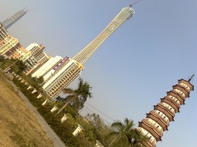 Chigang Pagoda & New Tall Things Around