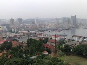 Night Beach, Yantai Hill & Museum