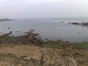 Night Beach, Yantai Hill & Museum