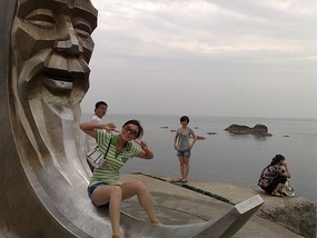 Night Beach, Yantai Hill & Museum