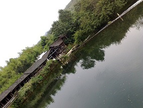 Caihong Bridge in Qinghua Village